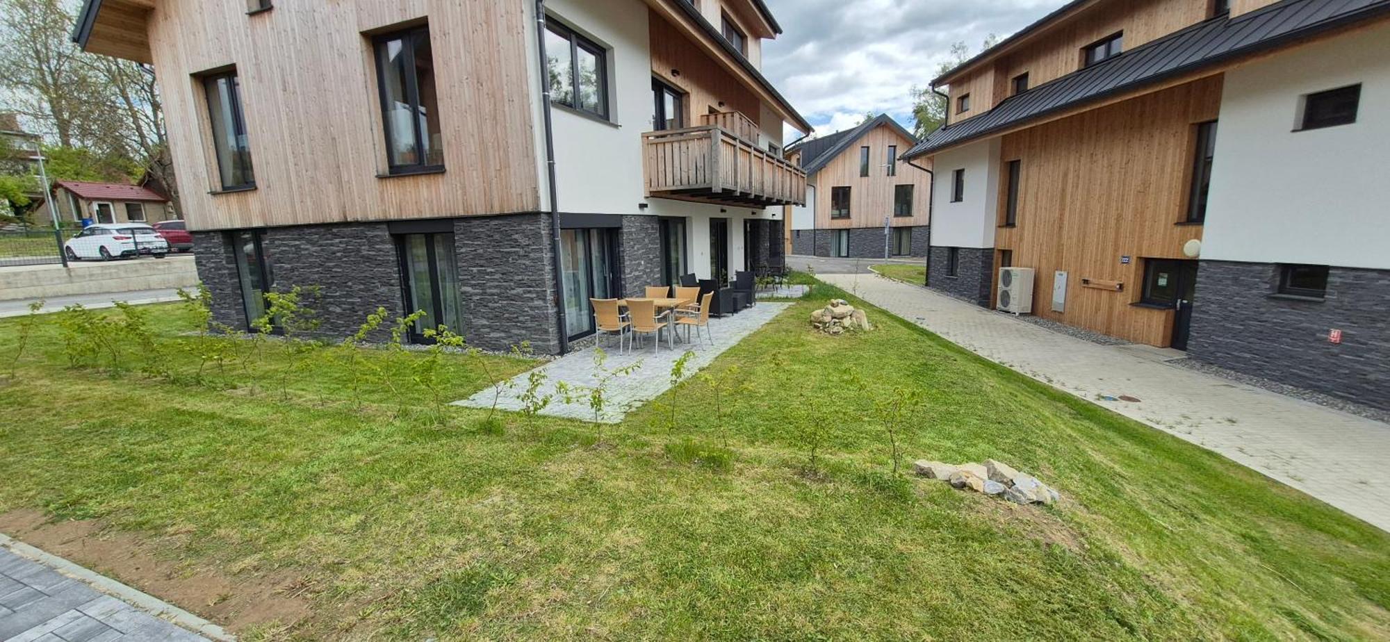 Lipno Apartments Bergmax, Ski Areal Lipno 16Min Dojezd - Resort Male Lipno S Terasou A Zahradkou, Parking Free Cerna v Posumavi Ngoại thất bức ảnh