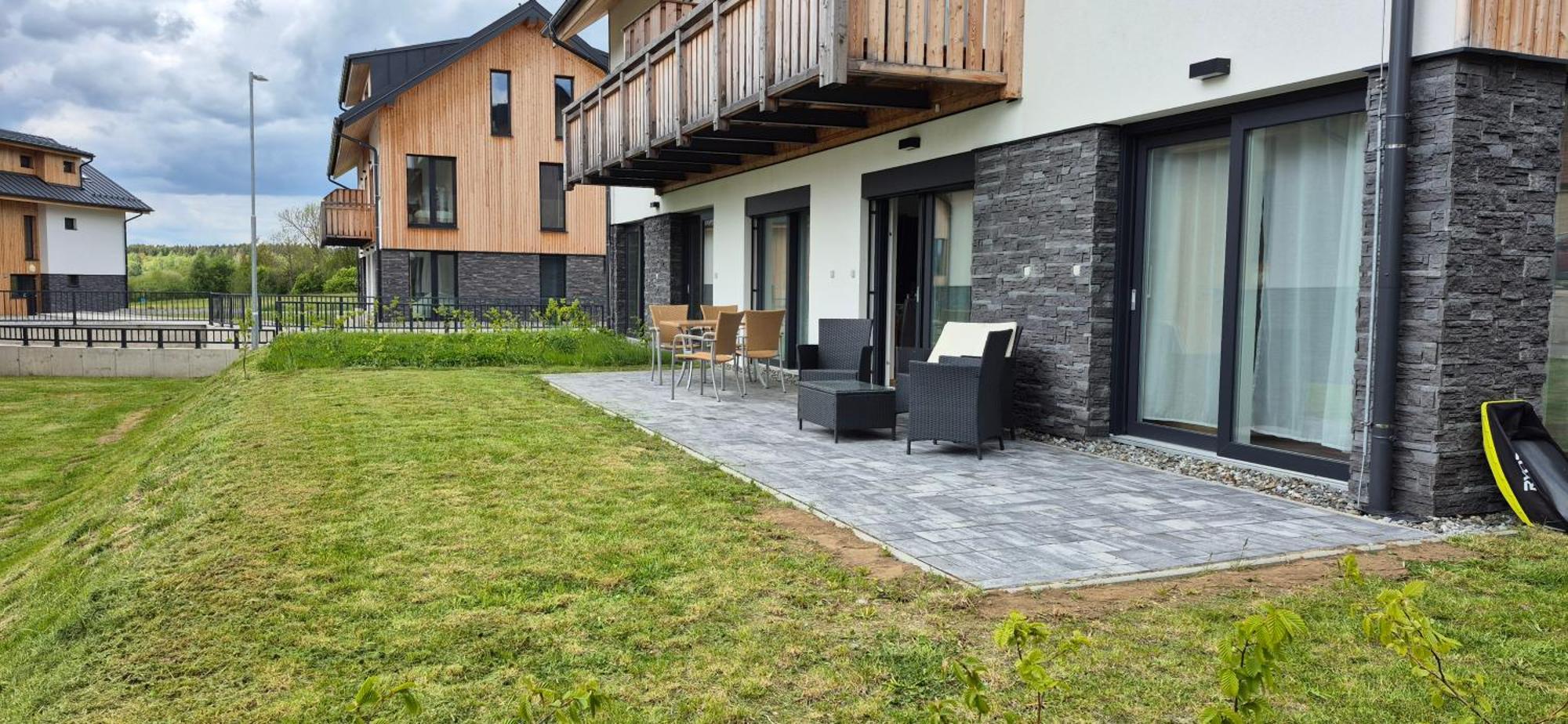 Lipno Apartments Bergmax, Ski Areal Lipno 16Min Dojezd - Resort Male Lipno S Terasou A Zahradkou, Parking Free Cerna v Posumavi Ngoại thất bức ảnh